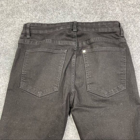 H&M High Rise Jegging Pants black Wash Skinny Stretchy 24x25 - Picture 8 of 11